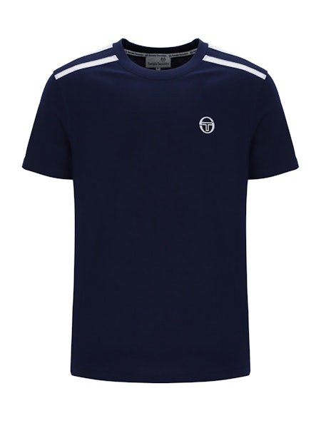 Sergio Tacchini Locchi T-Shirt Maritime Blue/White