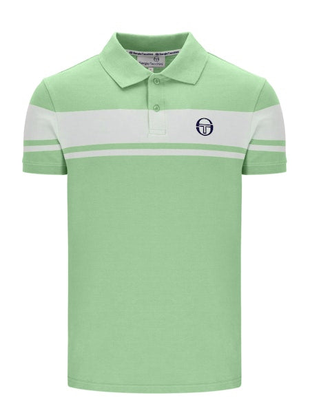 Sergio Tacchini Young Line Polo Shirt Quiet Green/Gardenia