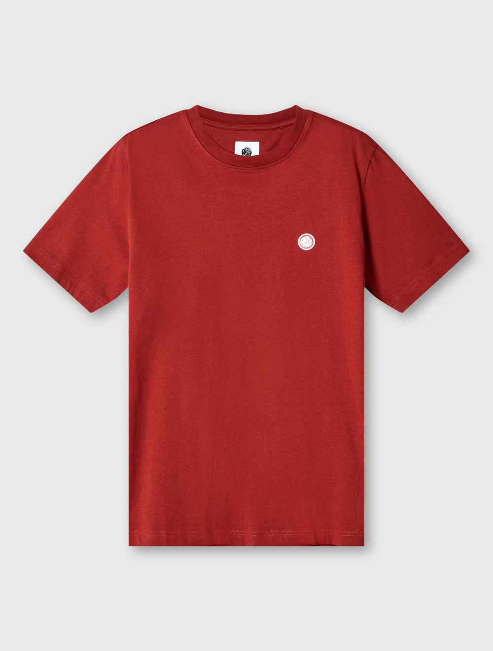 Pretty Green Mitchell SS T-Shirt Dark Burgundy