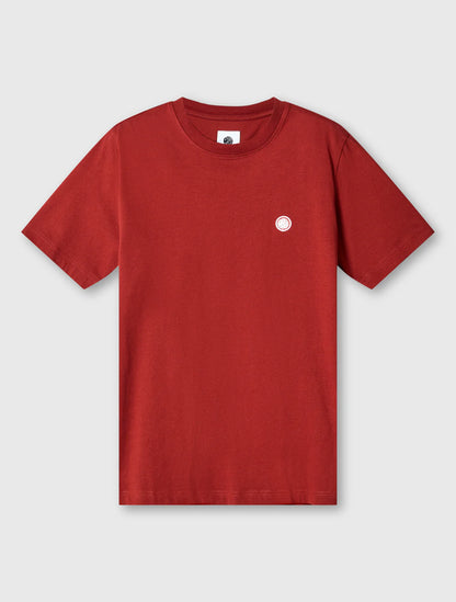 Pretty Green Mitchell SS T-Shirt Dark Burgundy