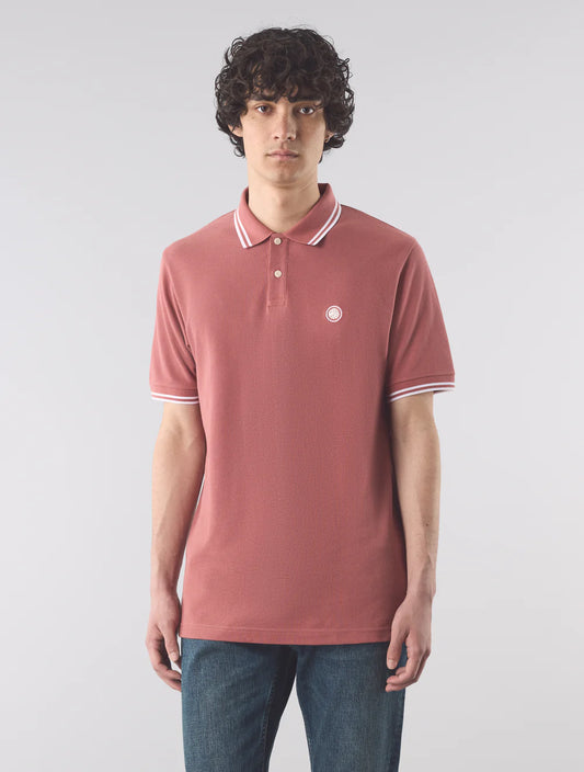 Pretty Green Barton Polo Shirt Ruby