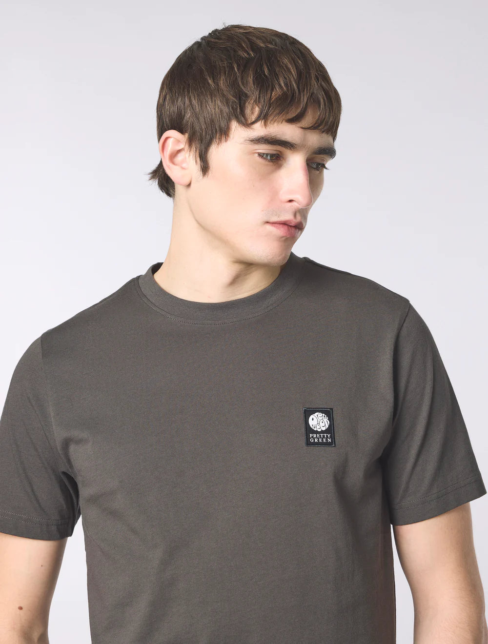 Pretty Green Sinclair T-Shirt Charcoal