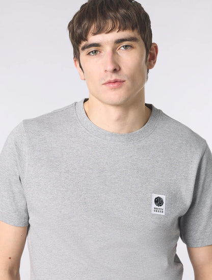 Pretty Green Sinclair T-Shirt Grey Marl