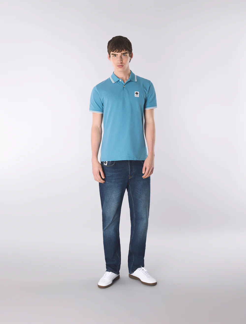 Pretty Green Rayner Polo Shirt Blue