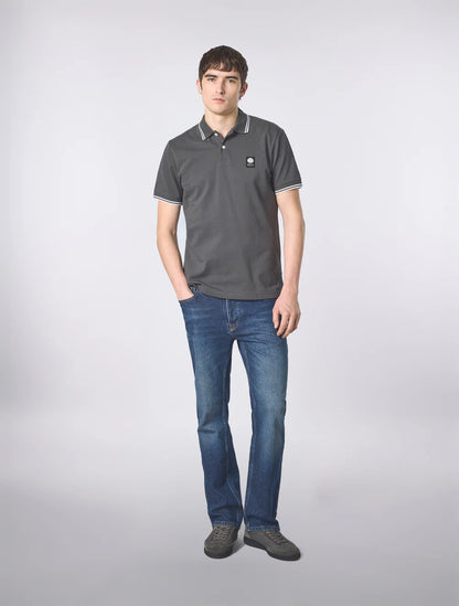 Pretty Green Rayner Polo Shirt Charcoal
