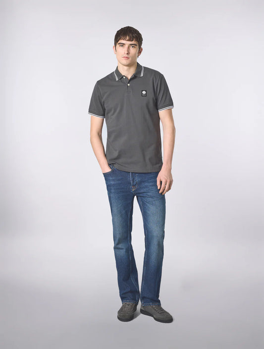 Pretty Green Rayner Polo Shirt Charcoal