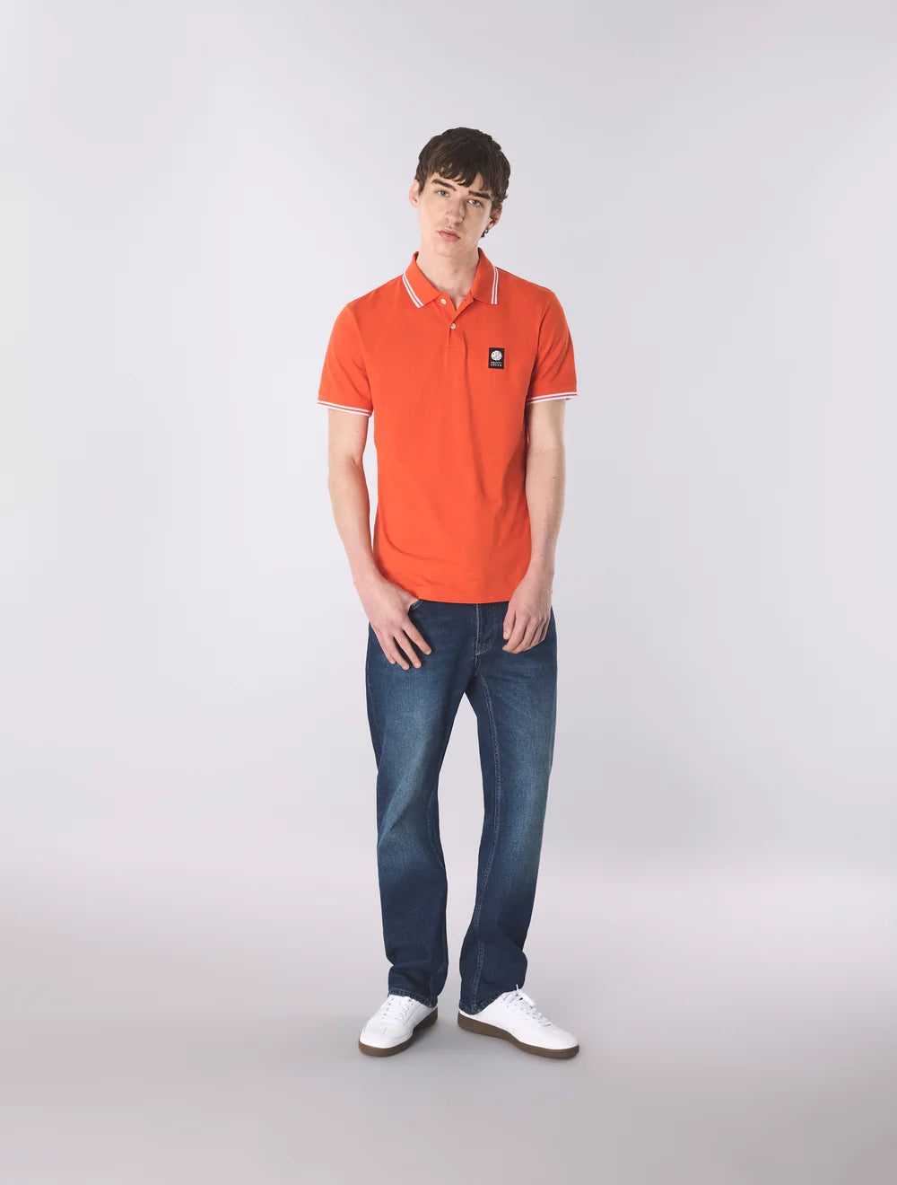 Pretty Green Rayner Polo Shirt Orange