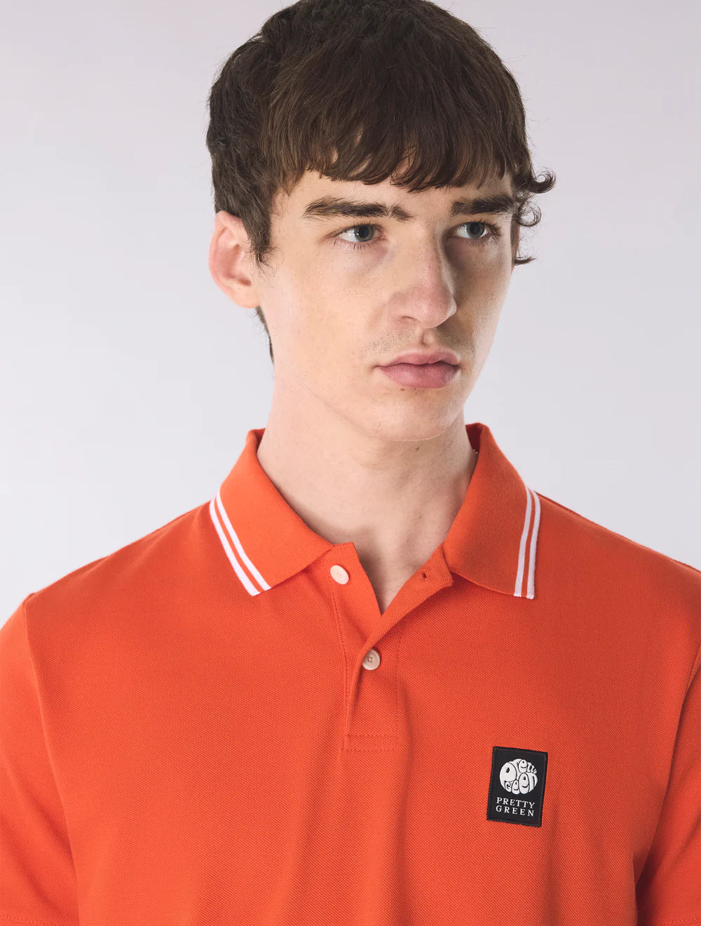 Pretty Green Rayner Polo Shirt Orange