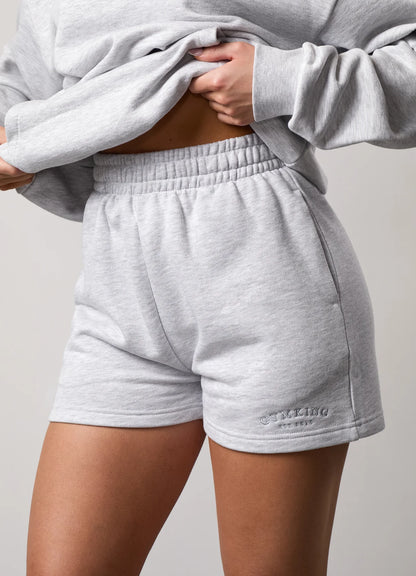 Gym King Ladies Compose Short Snow Marl