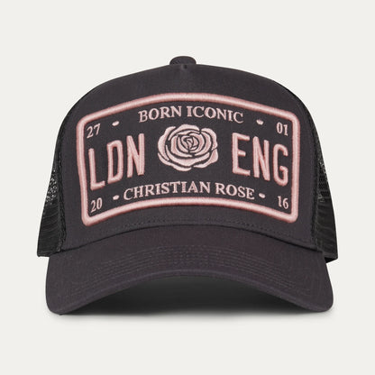 Christian Rose Iconic Cap Grey/Pink
