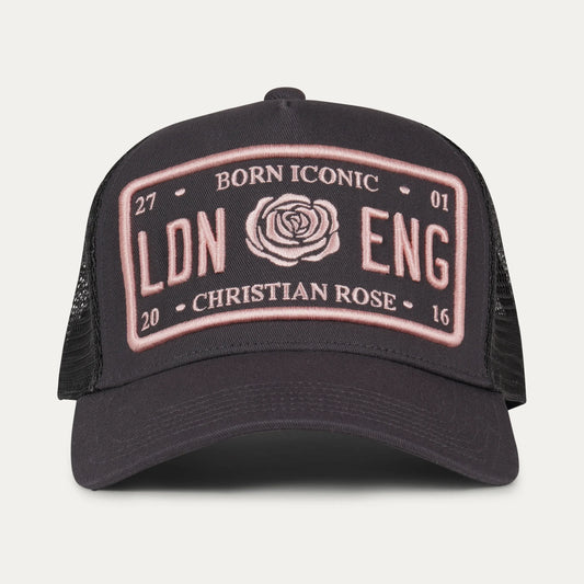 Christian Rose Iconic Cap Grey/Pink