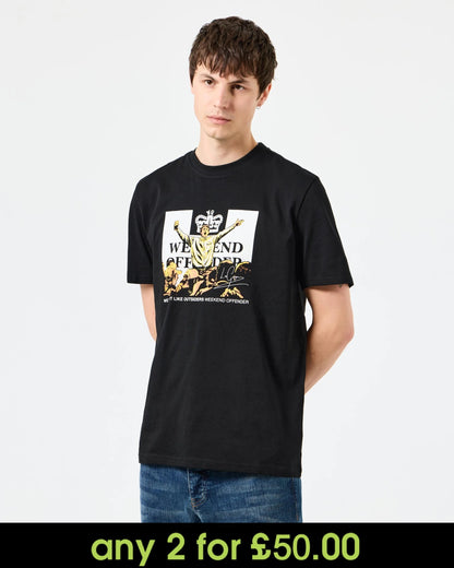 Weekend Offender Leo Gregory Graphic T-Shirt Black