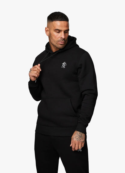 Gym King Linear Fundamental Hoodie Black