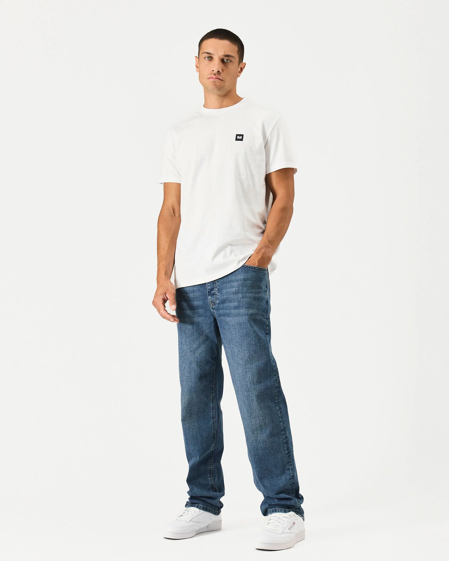 Weekend Offender Loose Fit Denim Jeans Washed Vintage