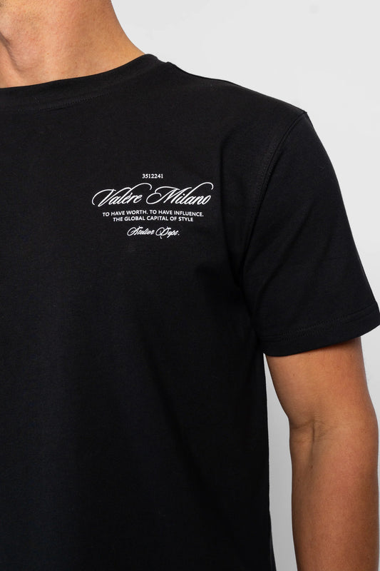 Valere Milano Avic T-Shirt Black