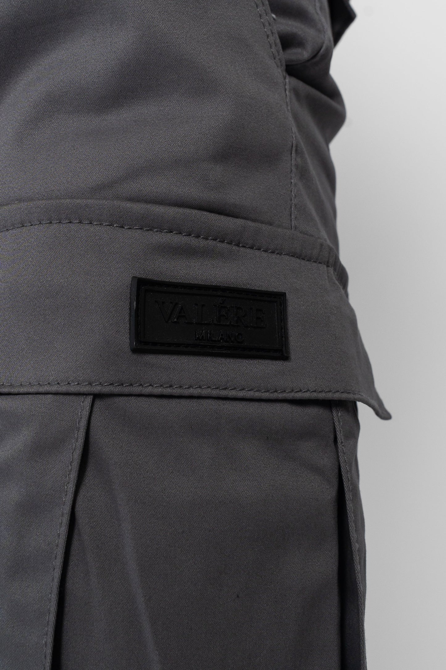 Valere Milano Carrico Cargo Pants Charcoal