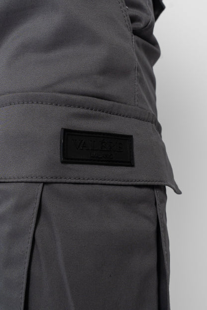 Valere Milano Carrico Cargo Pants Charcoal