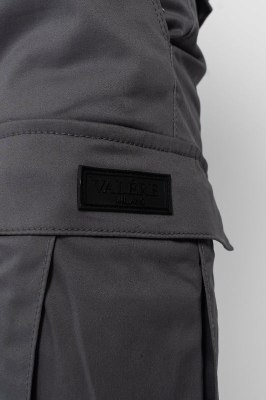 Valere Milano Carrico Cargo Pants Charcoal