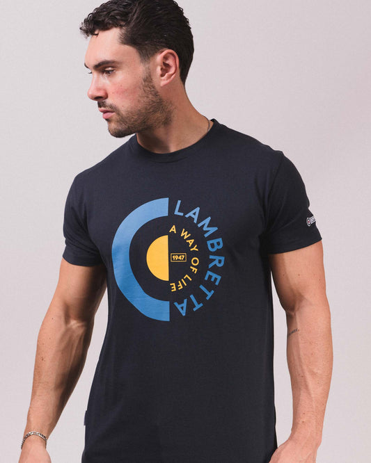Lambretta Target T-Shirt Navy