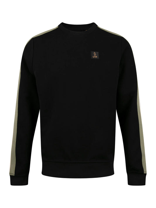 Luke 1977 Massachusetts 1000 Tape Detail Sweatshirt Black Clover