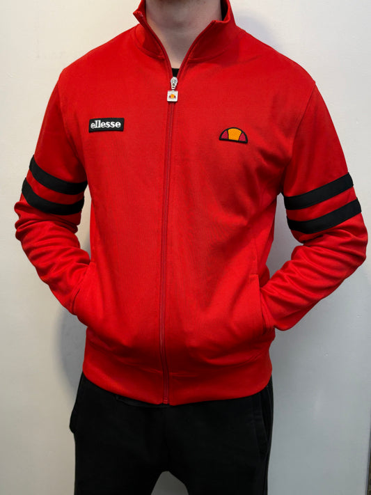 Ellesse Roma Track Jacket Red