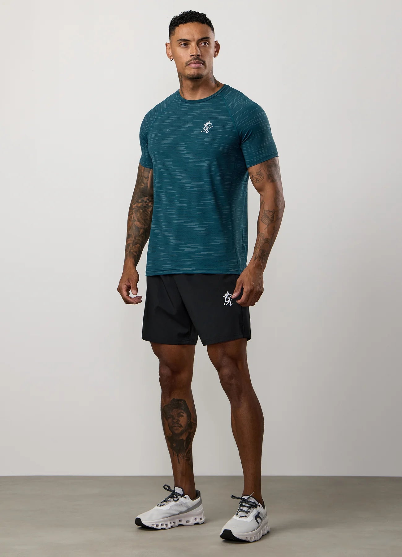 Gym King Energy Grindle T-Shirt Dark Teal Grindle