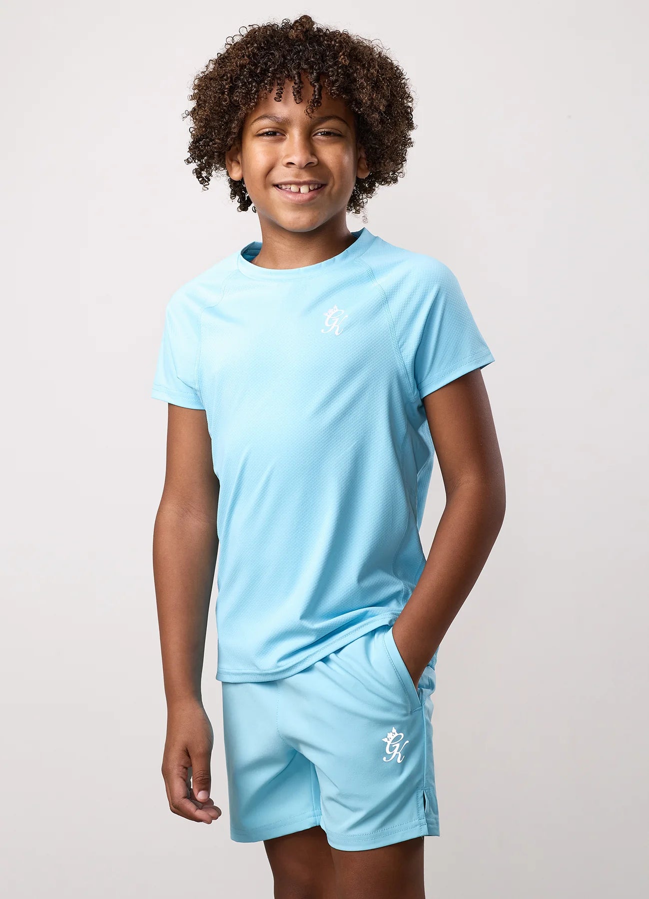 Gym King Junior Energy T-Shirt Ibiza Blue