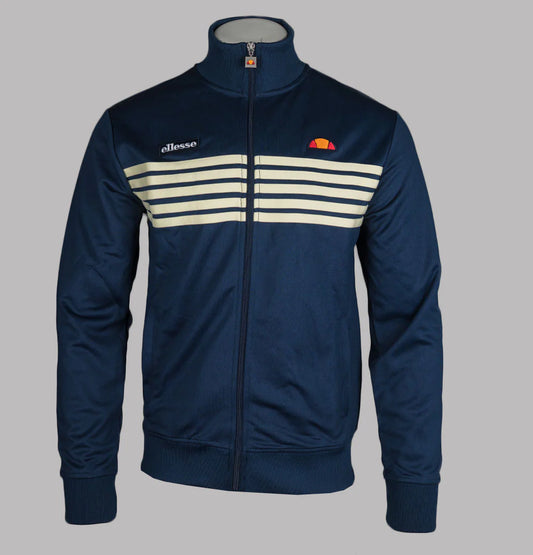 Ellesse Vicenza Track Top Navy/Light Yellow