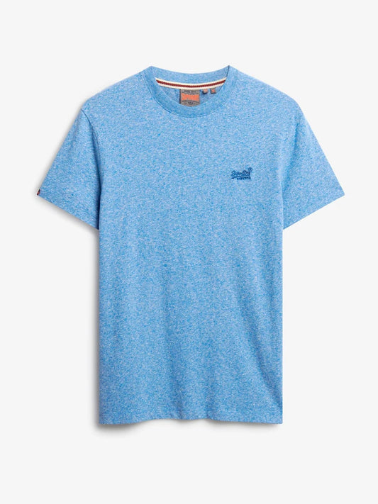 Superdry Essential Logo Embroidered T-Shirt Fresh Blue Grit*