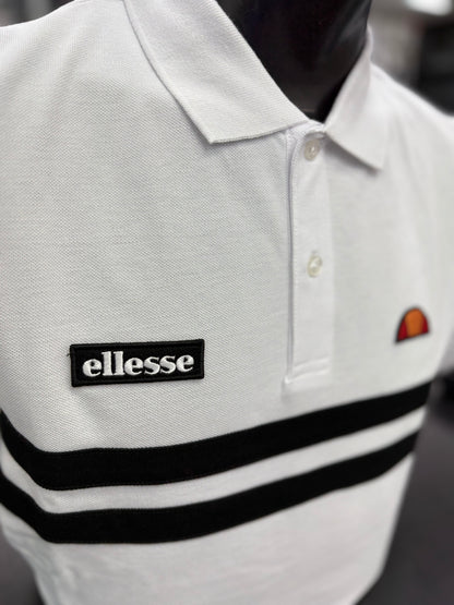 Ellesse Muccia Polo Shirt White/Black