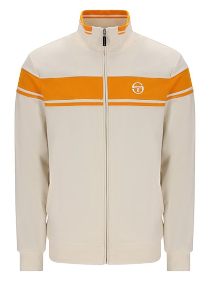 Sergio Tacchini Damarindo Track Top Sandshell/Orange Pepper
