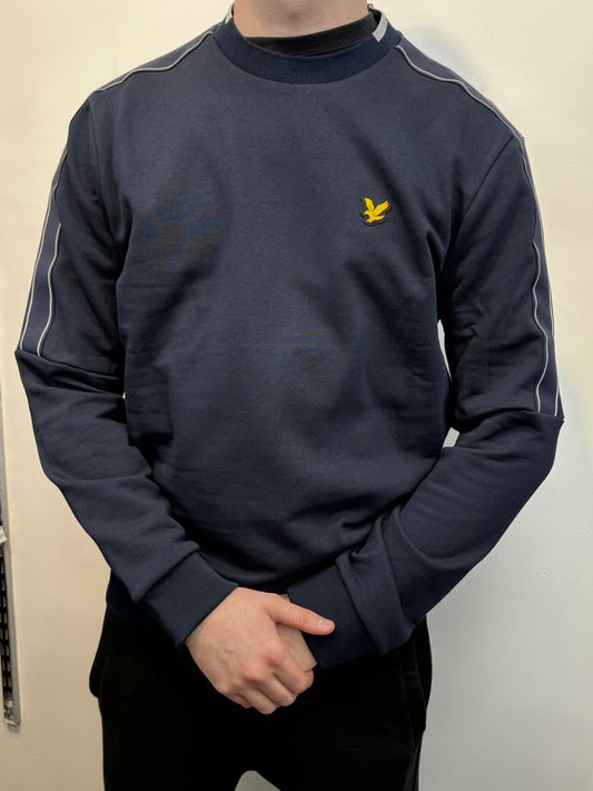 Lyle & Scott Sports Tape Sweatshirt Dark Navy