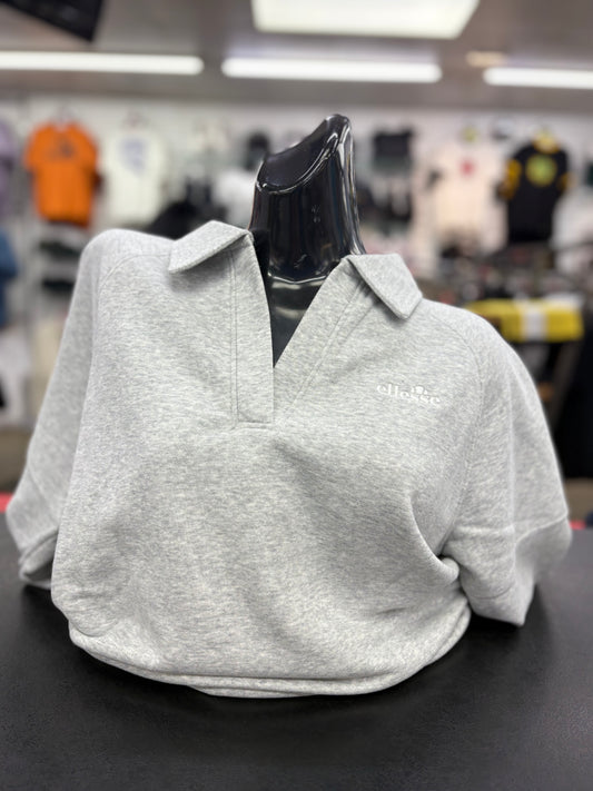 Ellesse Ladies Morcone Sweatshirt Light Grey Marl