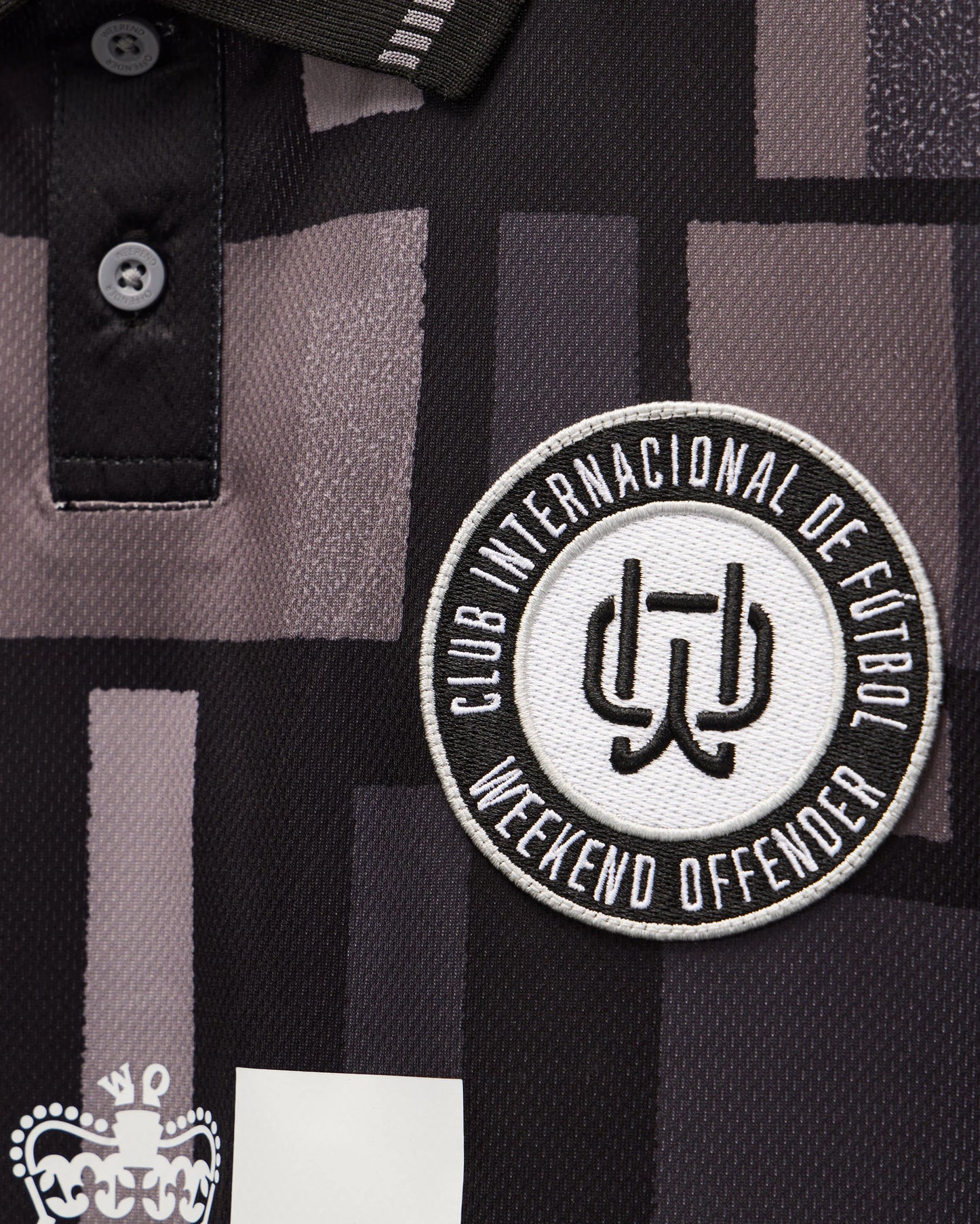 Weekend Offender Kiffan Football Shirt Black