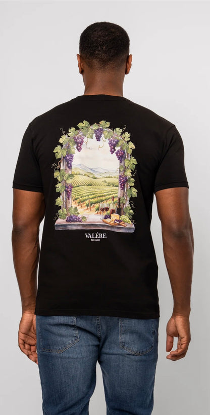Valére Milano Greco T-Shirt Black