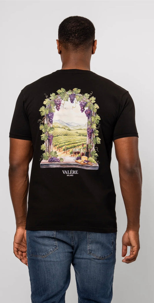 Valére Milano Greco T-Shirt Black