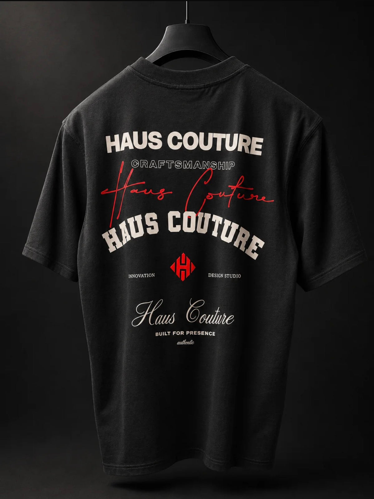 Haus Couture Craftmanship T-Shirt Black