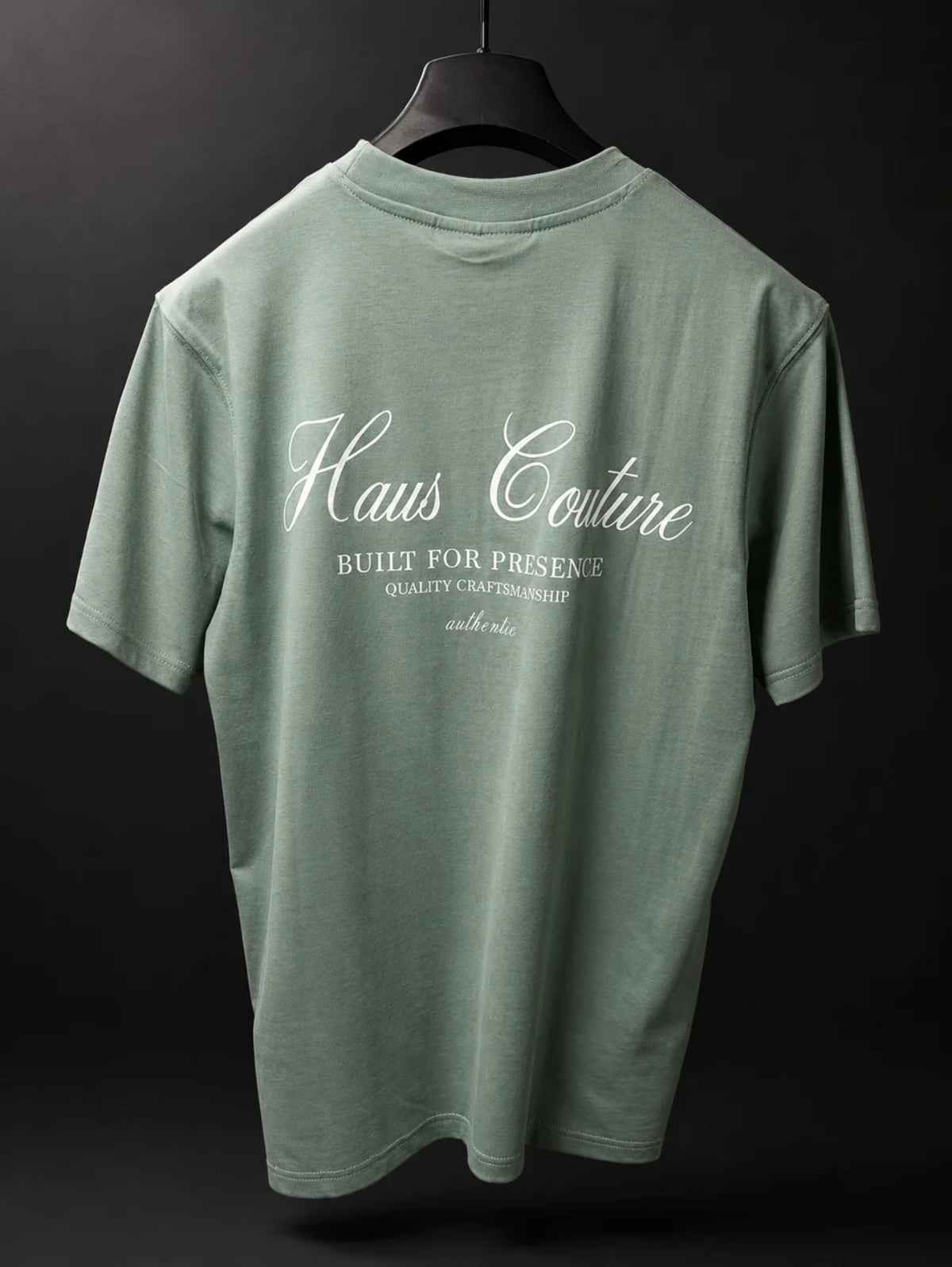 Haus Couture Signature T-Shirt Green Millieu