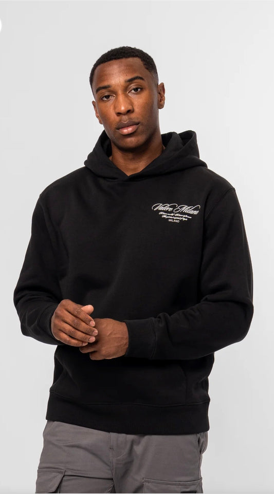 Valére Milano Marmora Hoodie Black