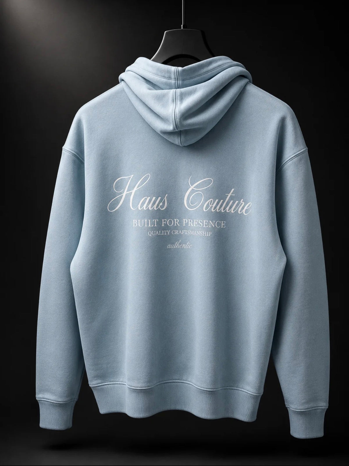 Haus Couture Signature Hood Chambray Blue