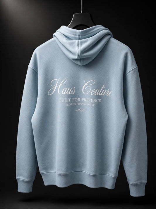 Haus Couture Signature Hood Chambray Blue