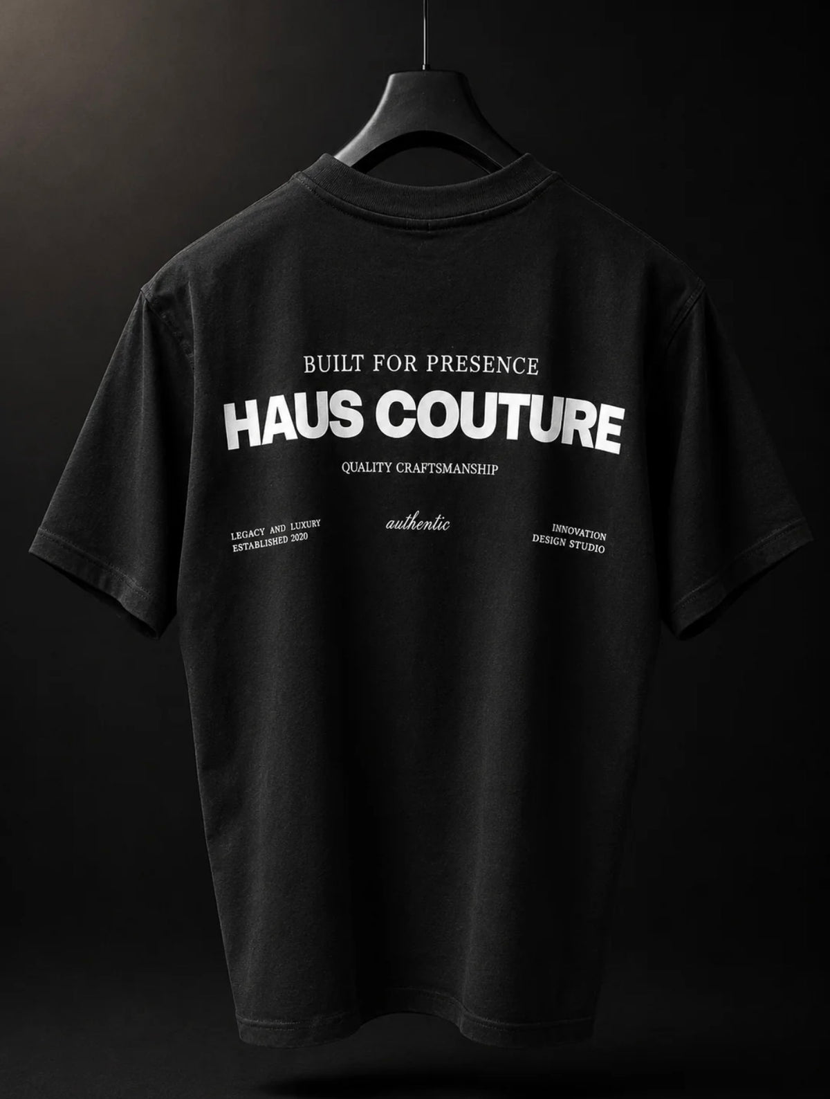Haus Couture Block T-Shirt Black
