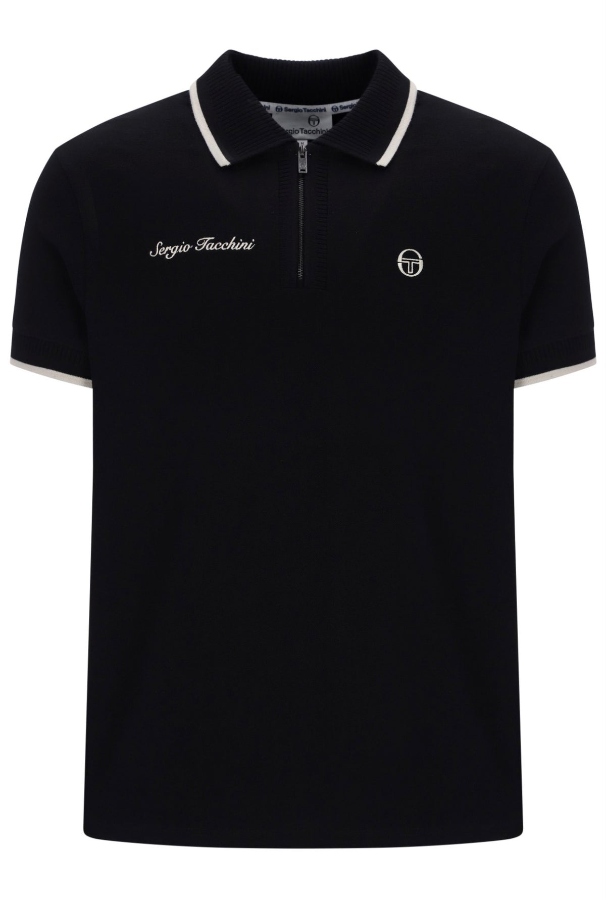 Sergio Tacchini Davide Polo Shirt Black