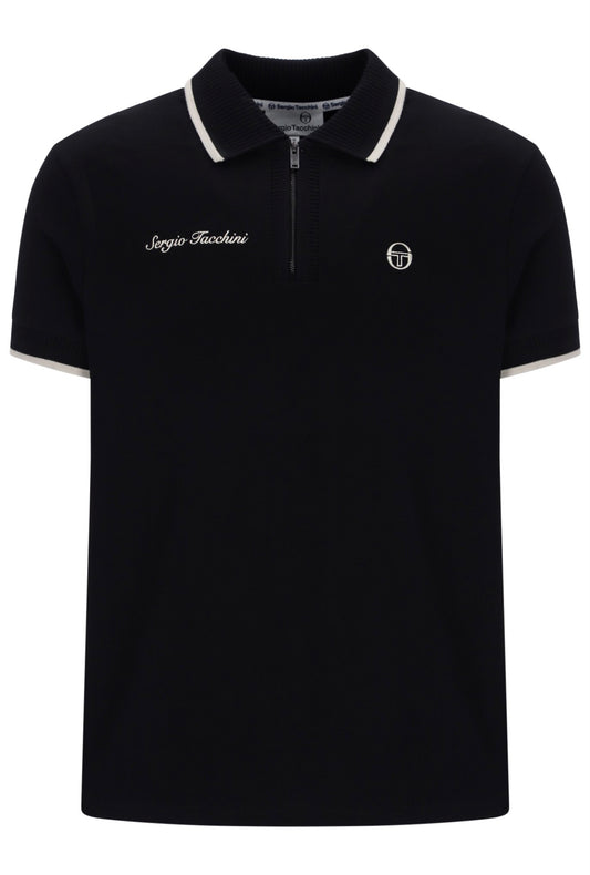 Sergio Tacchini Davide Polo Shirt Black