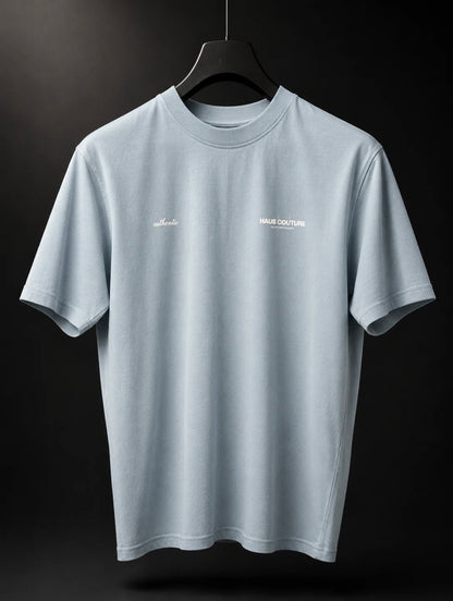 Haus Couture Block T-Shirt Chambray Blue