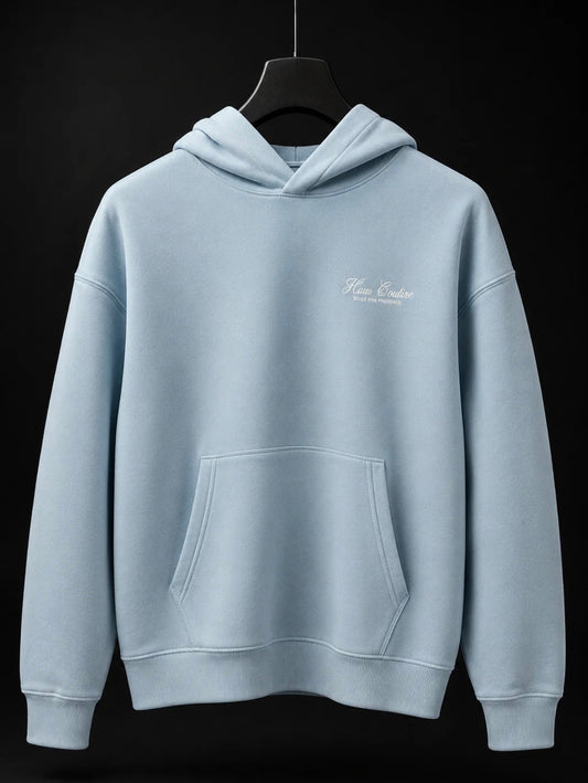 Haus Couture Signature Hood Chambray Blue
