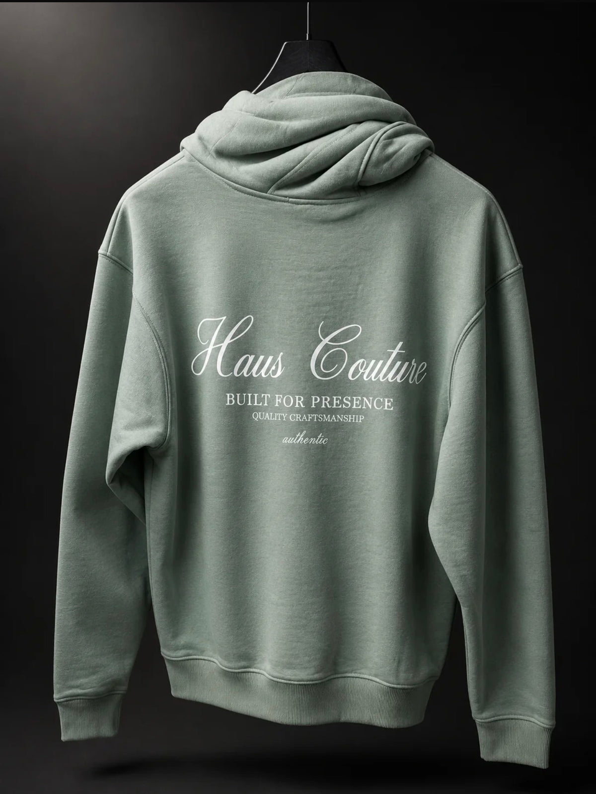 Haus Couture Signature Hood Green Millieu