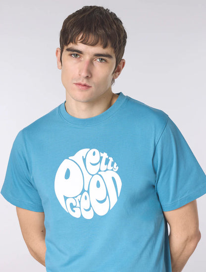 Pretty Green Gillespie T-Shirt Blue