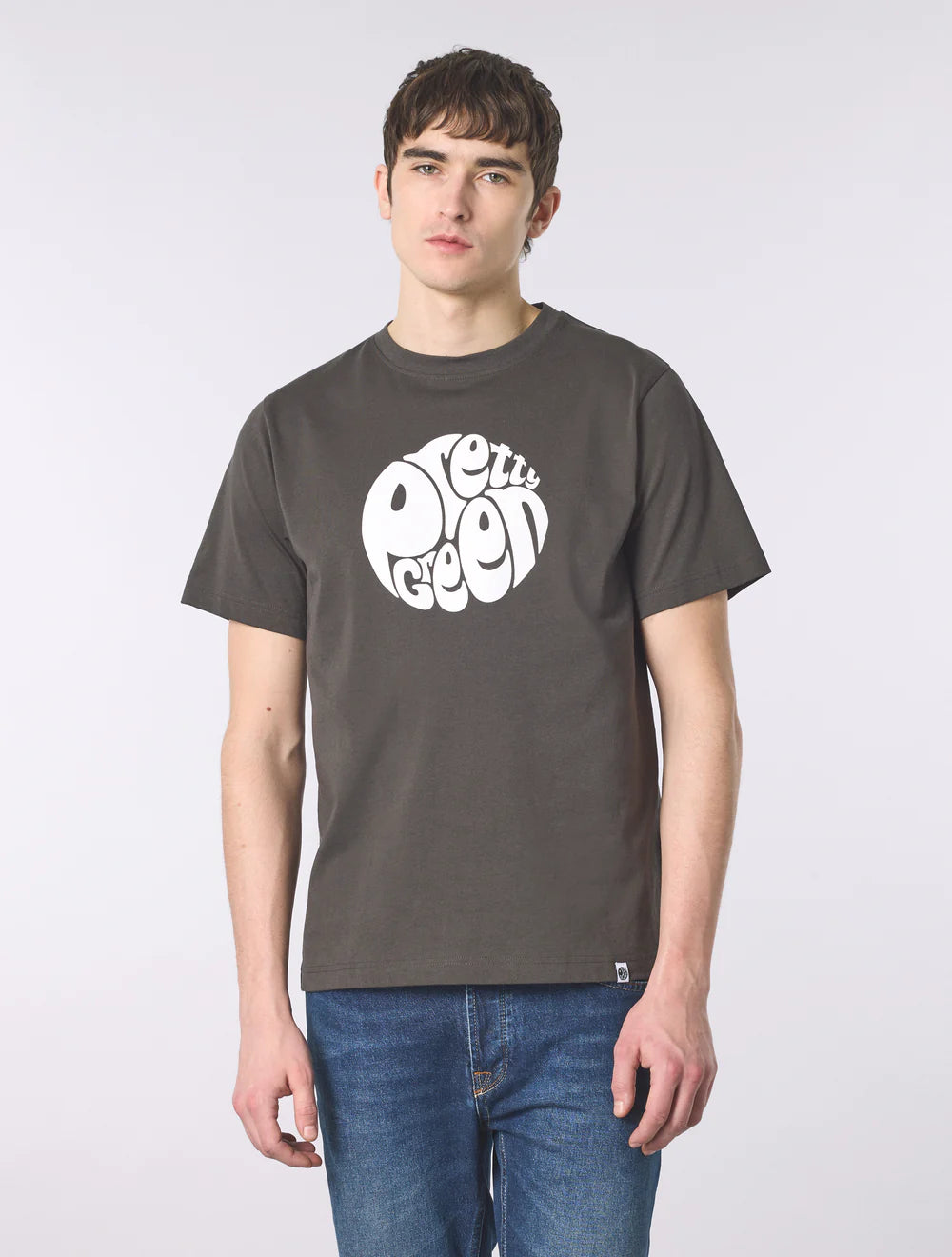 Pretty Green Gillespie T-Shirt Charcoal