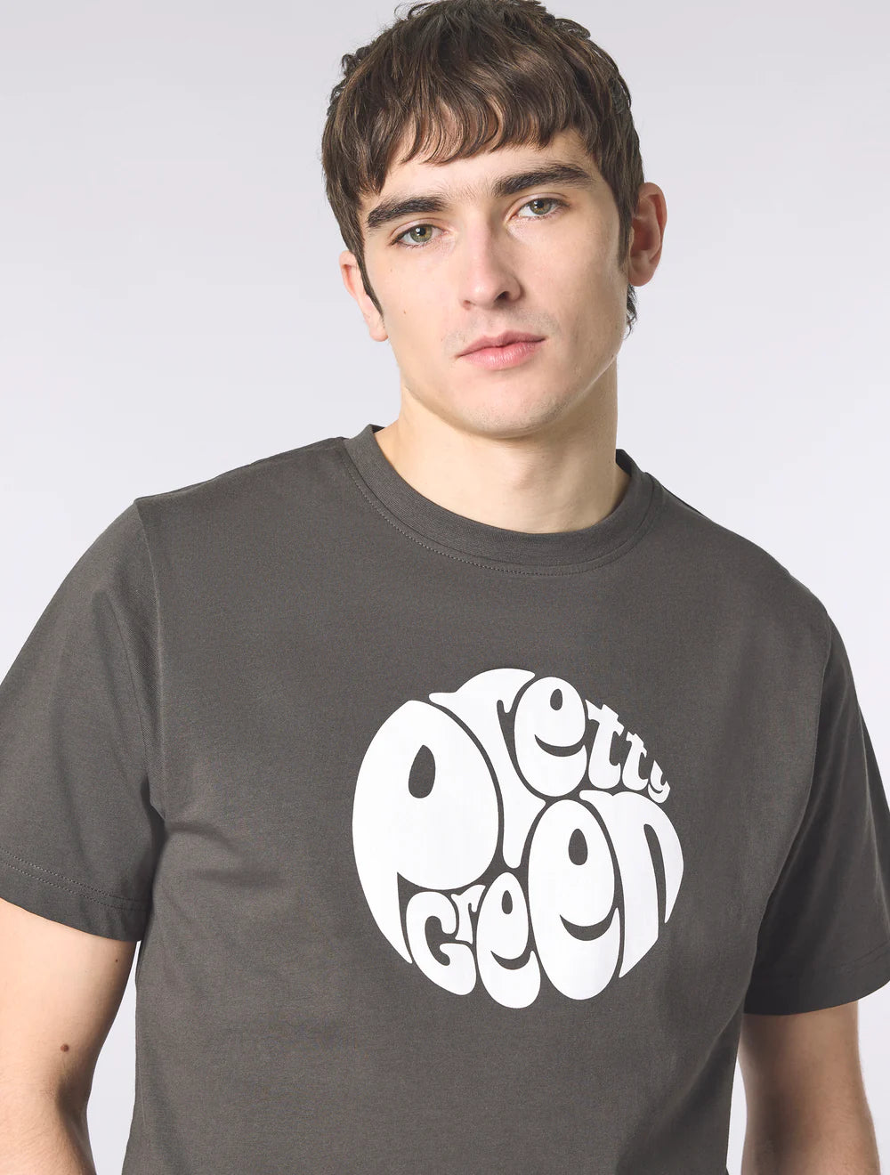 Pretty Green Gillespie T-Shirt Charcoal